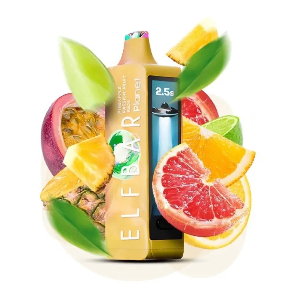Elf Bar Planet 25000 – Pineapple Passion Fruit Baja 5%