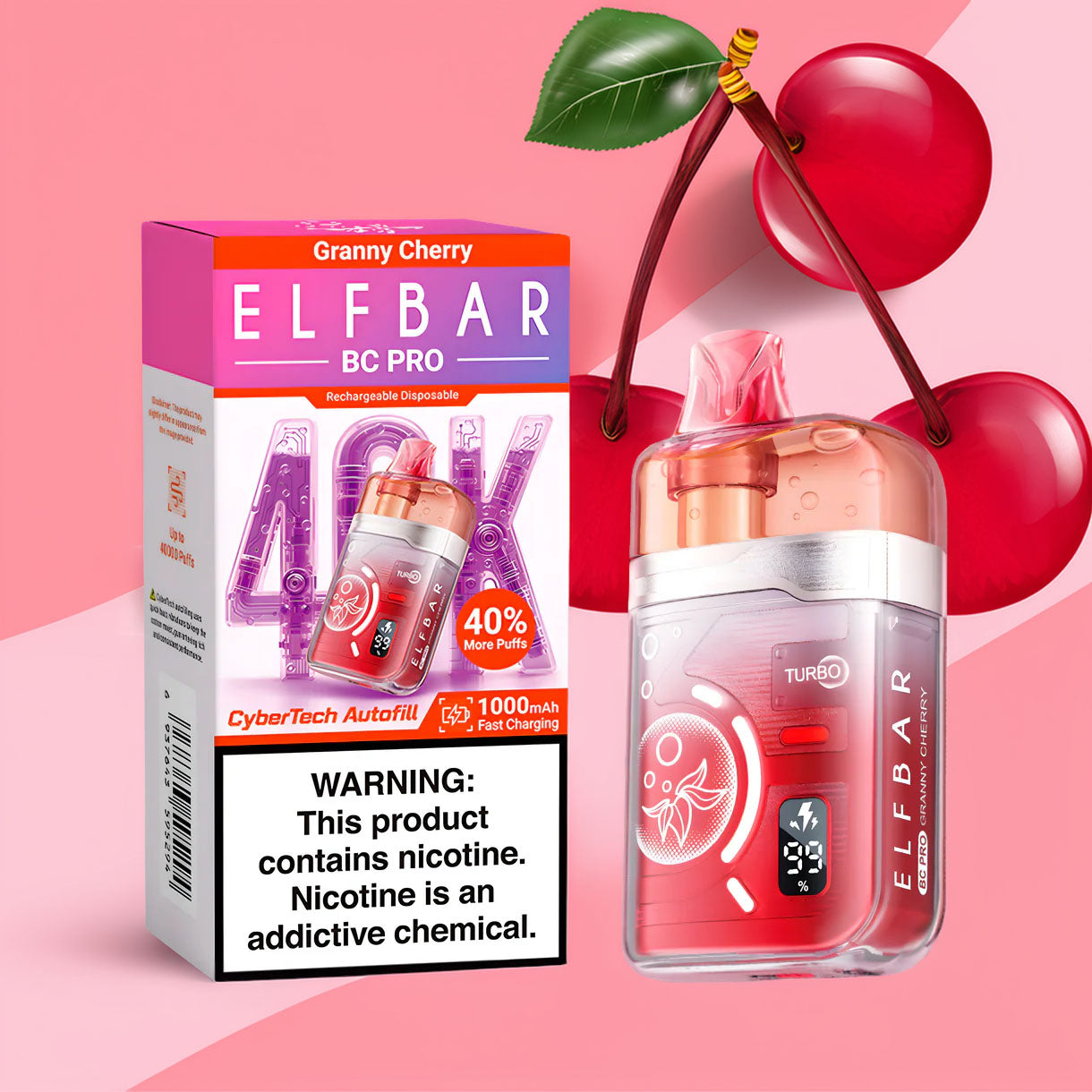 Elf Bar BC 40000 Pro – Granny Cherry 5%
