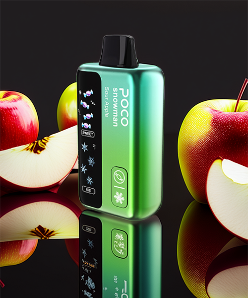 Poco Snowman 70000 – Sour Apple 5%