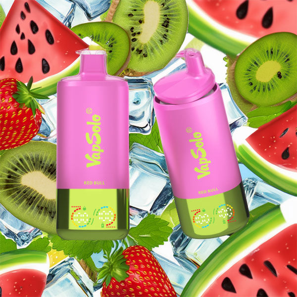 VapSolo Triple 60000 – Watermelon Ice & Red Bull & Strawberry Kiwi 5%