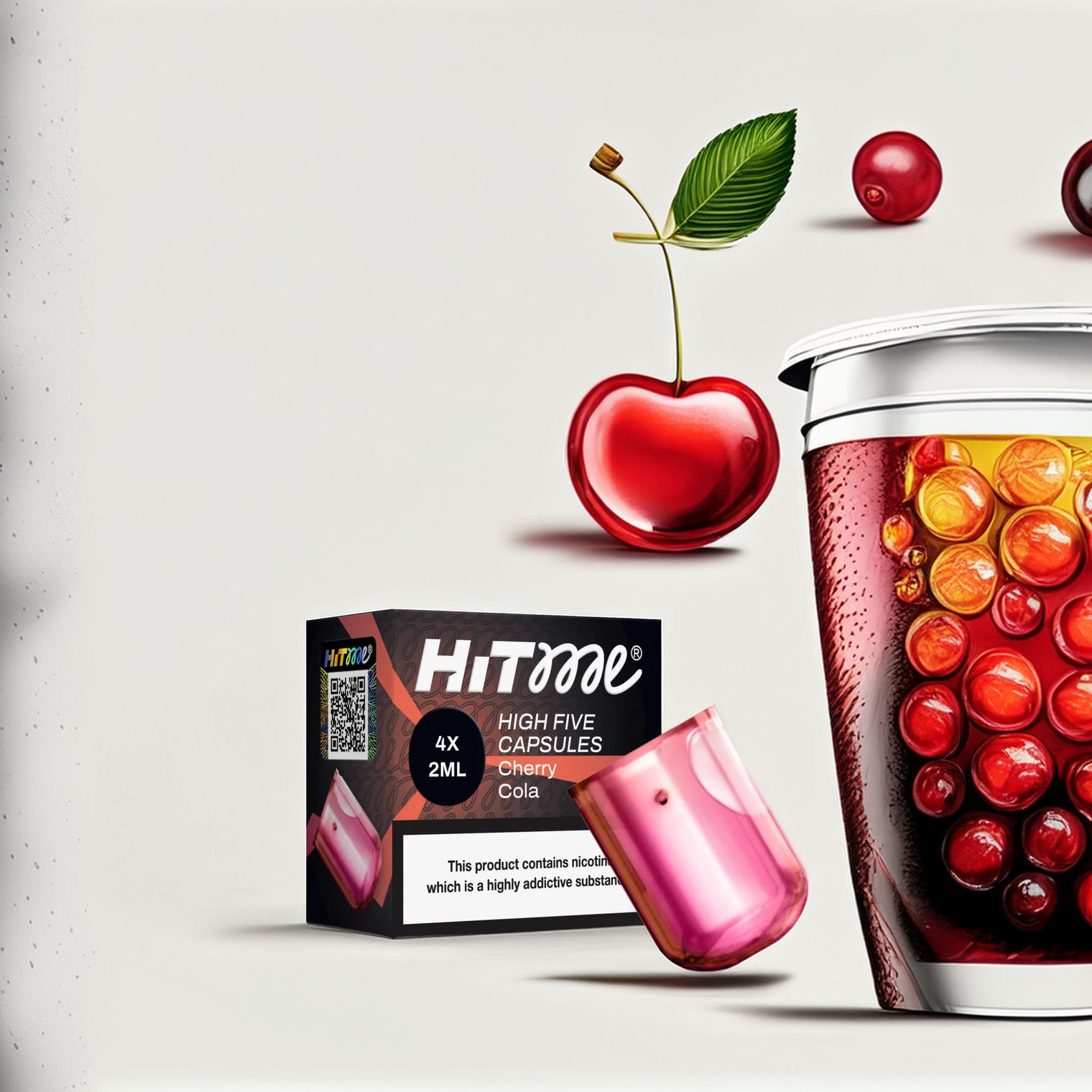 Hitme High Five Capsules – Cherry Cola 2%