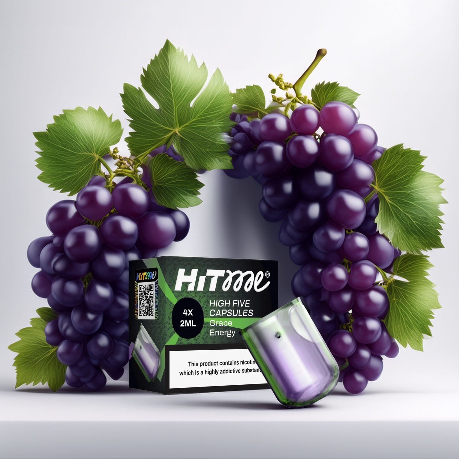 Hitme High Five Capsules – Grape Energy 2%
