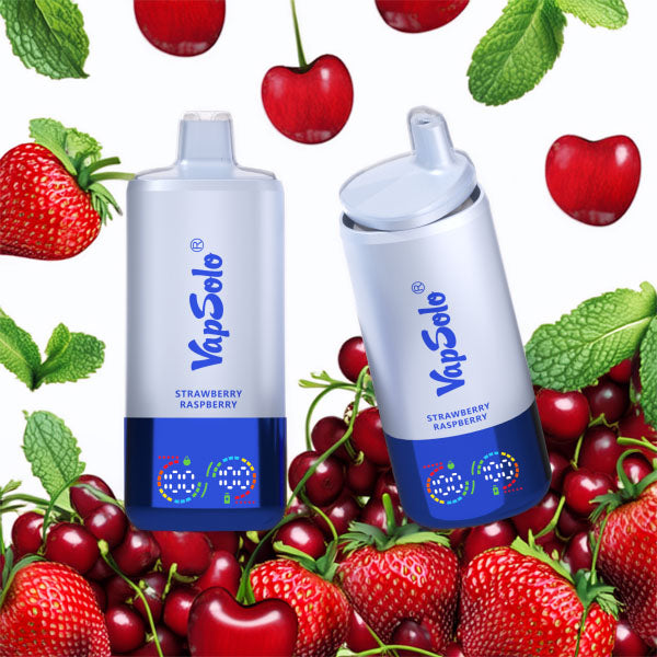 VapSolo Triple 60000 – Cherry Berry & Strawberry Raspberry Mint & Grape Mint 5%